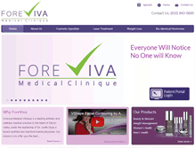 Tablet Screenshot of foreviva.com